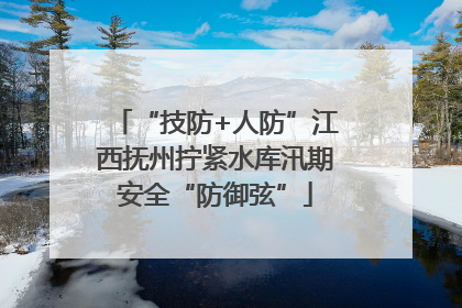 “技防+人防”江西抚州拧紧水库汛期安全“防御弦”