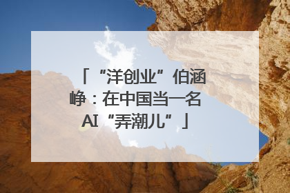 “洋创业”伯涵峥：在中国当一名AI“弄潮儿”