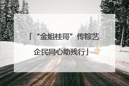 “金姐桂哥”传粽艺 企民同心助残行