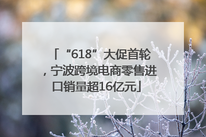 “618”大促首轮，宁波跨境电商零售进口销量超16亿元