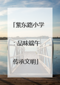 紫东路小学：品味端午 传承文明