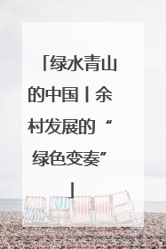 绿水青山的中国丨余村发展的“绿色变奏”