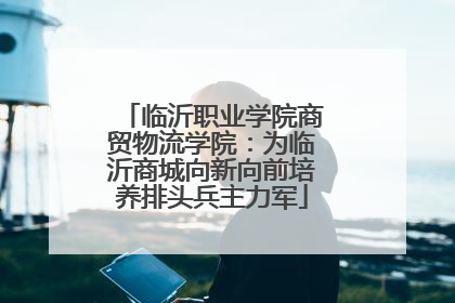 临沂职业学院商贸物流学院：为临沂商城向新向前培养排头兵主力军