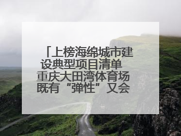 上榜海绵城市建设典型项目清单 重庆大田湾体育场既有“弹性”又会“呼吸”