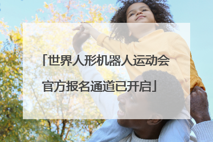 世界人形机器人运动会官方报名通道已开启