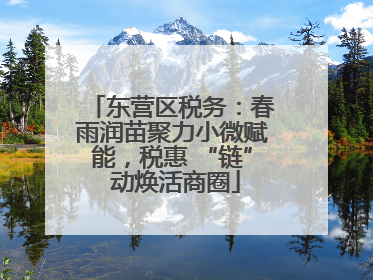 东营区税务：春雨润苗聚力小微赋能，税惠 “链” 动焕活商圈