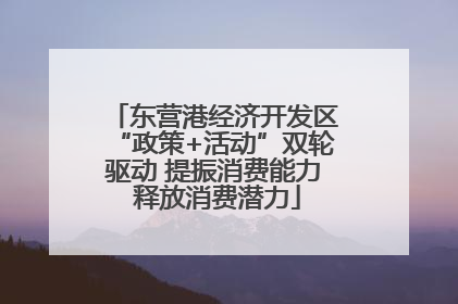 东营港经济开发区“政策+活动”双轮驱动 提振消费能力 释放消费潜力