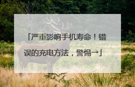 严重影响手机寿命！错误的充电方法，警惕→
