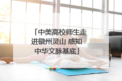 中美高校师生走进徽州灵山 感知中华文脉基底