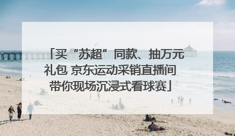 买“苏超”同款、抽万元礼包 京东运动采销直播间带你现场沉浸式看球赛