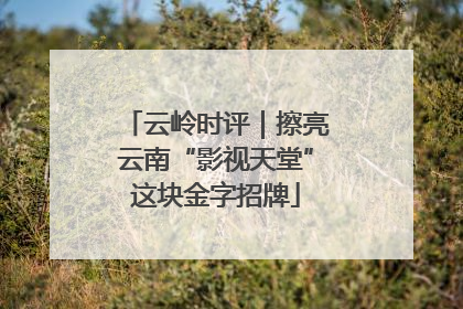 云岭时评｜擦亮云南“影视天堂”这块金字招牌