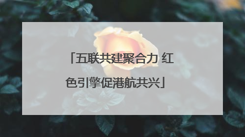 五联共建聚合力 红色引擎促港航共兴