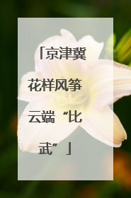 京津冀花样风筝云端“比武”