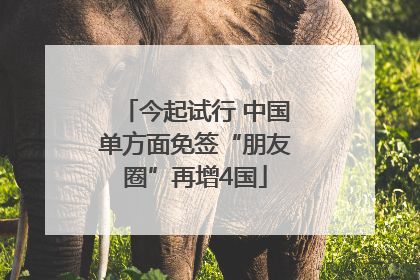 今起试行 中国单方面免签“朋友圈”再增4国