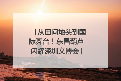 从田间地头到国际舞台！东昌葫芦闪耀深圳文博会