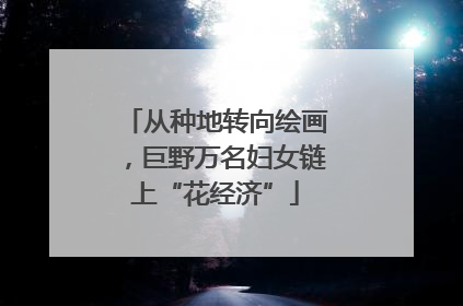 从种地转向绘画，巨野万名妇女链上“花经济”