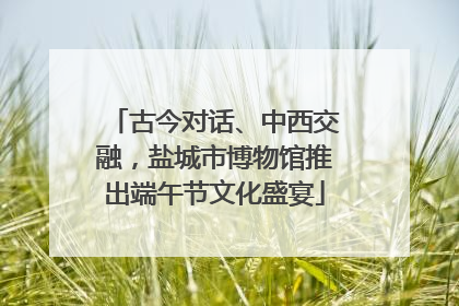 古今对话、中西交融，盐城市博物馆推出端午节文化盛宴