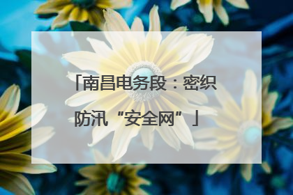 南昌电务段：密织防汛“安全网”
