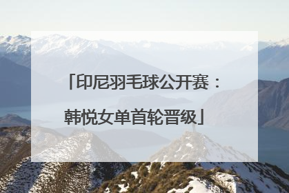 印尼羽毛球公开赛：韩悦女单首轮晋级