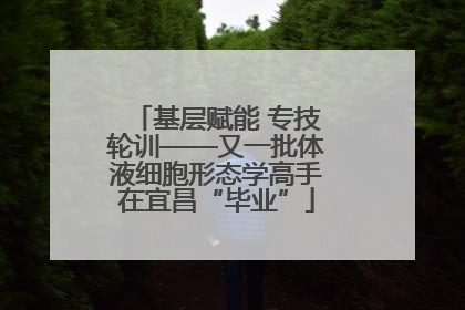 基层赋能 专技轮训——又一批体液细胞形态学高手在宜昌“毕业”