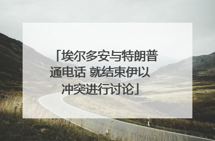 埃尔多安与特朗普通电话 就结束伊以冲突进行讨论