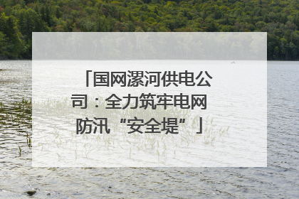 国网漯河供电公司：全力筑牢电网防汛“安全堤”