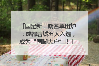国足新一期名单出炉：成都蓉城五人入选，成为“国脚大户”！