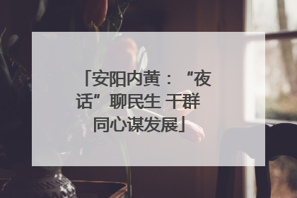 安阳内黄：“夜话”聊民生 干群同心谋发展
