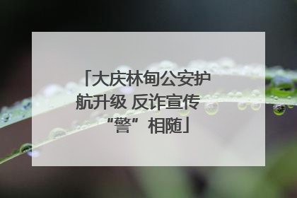 大庆林甸公安护航升级 反诈宣传“警”相随