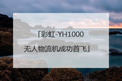 彩虹-YH1000无人物流机成功首飞