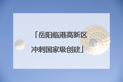 岳阳临港高新区冲刺国家级创建