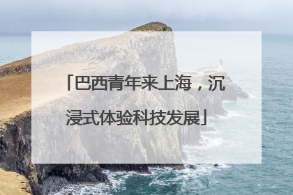 巴西青年来上海，沉浸式体验科技发展