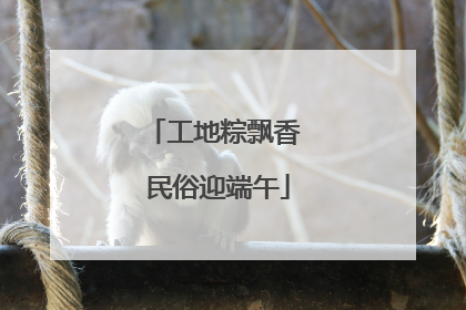 工地粽飘香 民俗迎端午