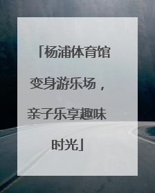 杨浦体育馆变身游乐场，亲子乐享趣味时光