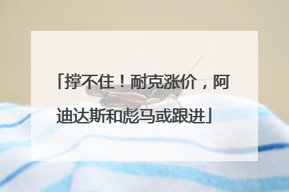撑不住！耐克涨价，阿迪达斯和彪马或跟进