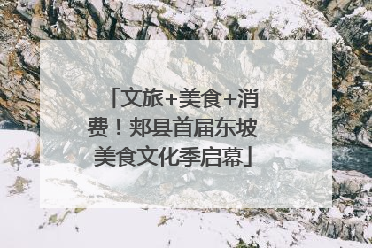 文旅+美食+消费！郏县首届东坡美食文化季启幕