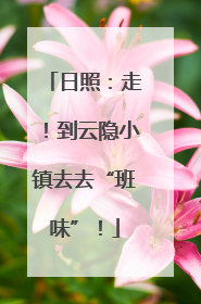 日照：走！到云隐小镇去去“班味”！