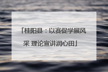 桂阳县：以赛促学展风采 理论宣讲润心田