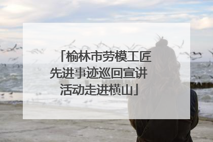 榆林市劳模工匠先进事迹巡回宣讲活动走进横山