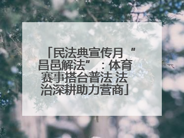 民法典宣传月“昌邑解法”：体育赛事搭台普法 法治深耕助力营商