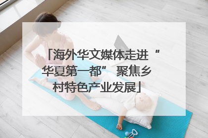 海外华文媒体走进“华夏第一都” 聚焦乡村特色产业发展