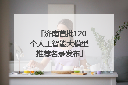 济南首批120个人工智能大模型推荐名录发布