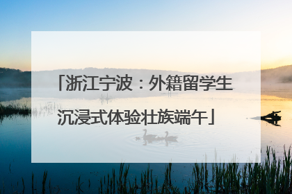 浙江宁波：外籍留学生沉浸式体验壮族端午
