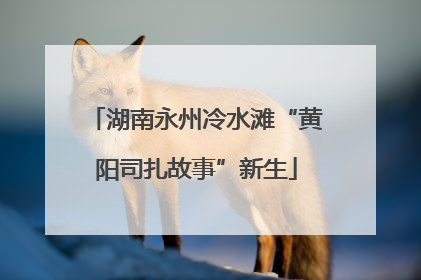 湖南永州冷水滩“黄阳司扎故事”新生