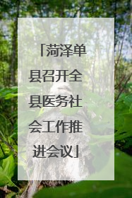 菏泽单县召开全县医务社会工作推进会议