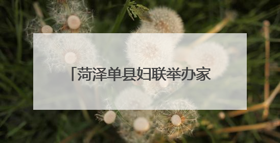 菏泽单县妇联举办家庭家风建设专题讲座