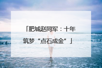 肥城赵同军：十年筑梦“点石成金”