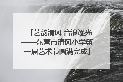 艺韵清风 音浪逐光——东营市清风小学第一届艺术节圆满完成