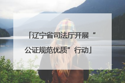 辽宁省司法厅开展“公证规范优质”行动