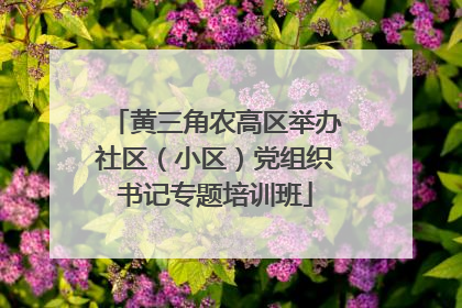 黄三角农高区举办社区（小区）党组织书记专题培训班